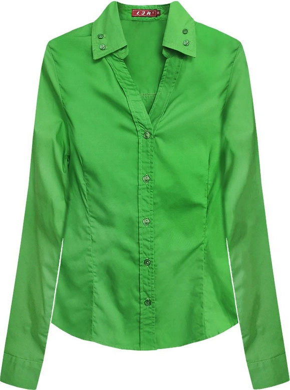 KLASYCZNA KOSZULA ZIELONA (X1135X)