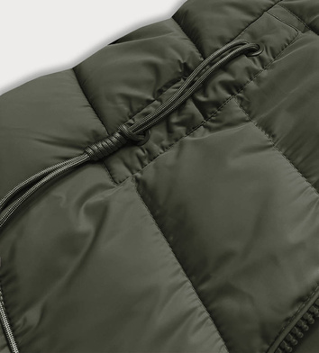 Zimowa kurtka z kapturem khaki (ty045-29)