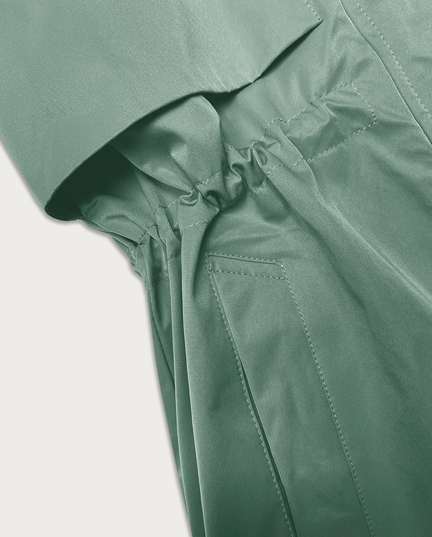 Kurtka damska z podwijanymi rękawami LHD jasny zielony (LHD-24591)