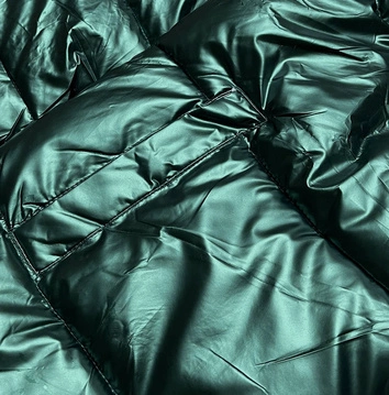 DWUSTRONNA KURTKA DAMSKA ZIMOWA ZIELONO-BRĄZOWA (HS-807)