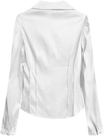 BŁYSZCZĄCA KOSZULA BIAŁA (1007/1)