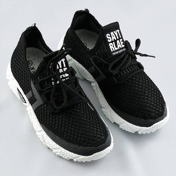 Miękkie buty sportowe damskie czarne (blx-002)