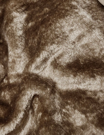 Długa kurtka zimowa damska camel (V725)