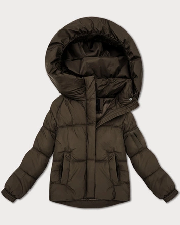 Przejściowa kurtka damska oversize S'West brązowa (B2003-48)