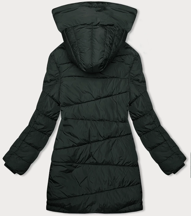 Asymetryczna kurtka damska army (2M-21113)