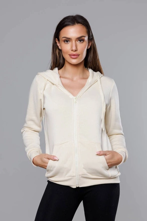 Bluza damska sportowa ecru (W03-67)
