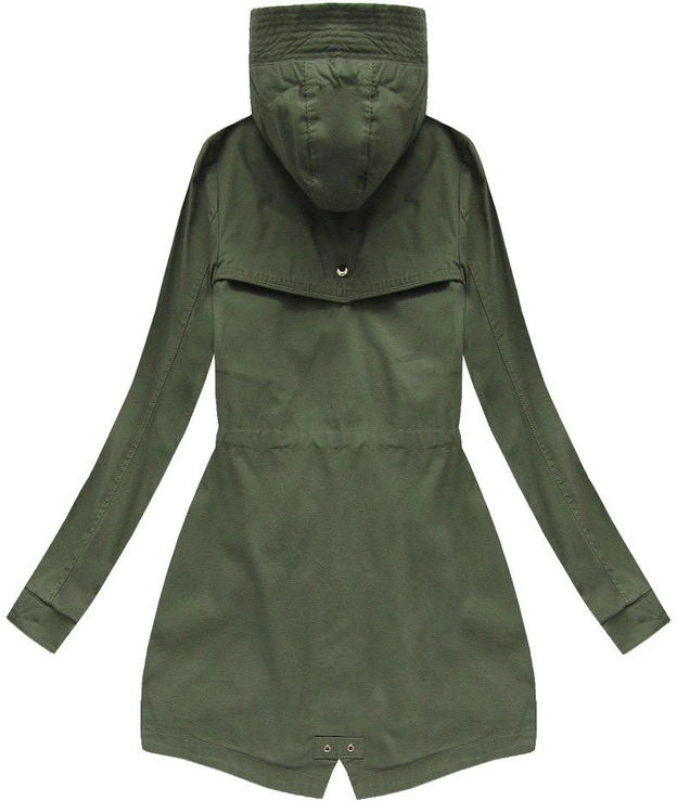 BAWEŁNIANA PARKA Z KAPTUREM KHAKI 1 (XW150X)