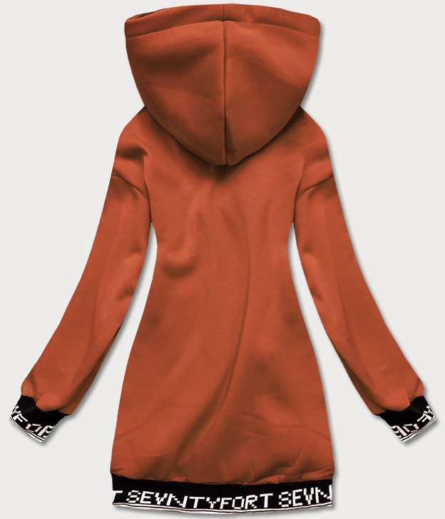 Sportowa bluza damska ruda (amg-36)