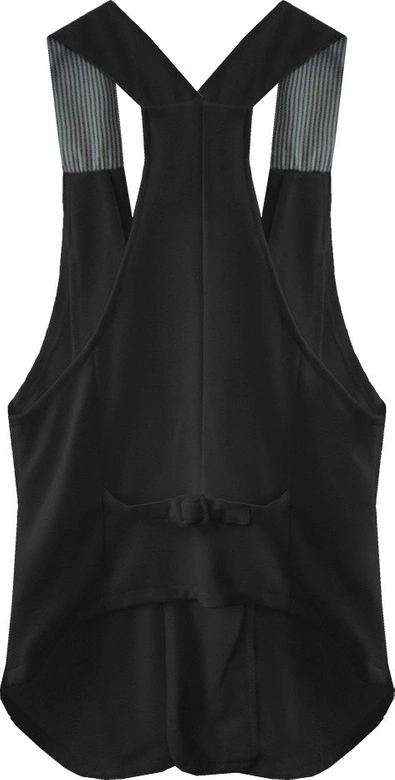 KRÓTKA KAMIZELKA Z OZDOBNYMI GUZIKAMI CZARNA (1220)