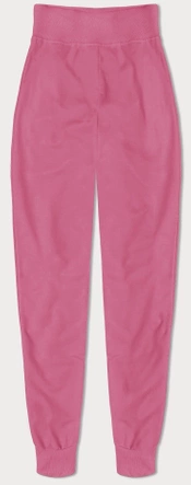Cienkie spodnie dresowe brudny różowy (CK03-19)