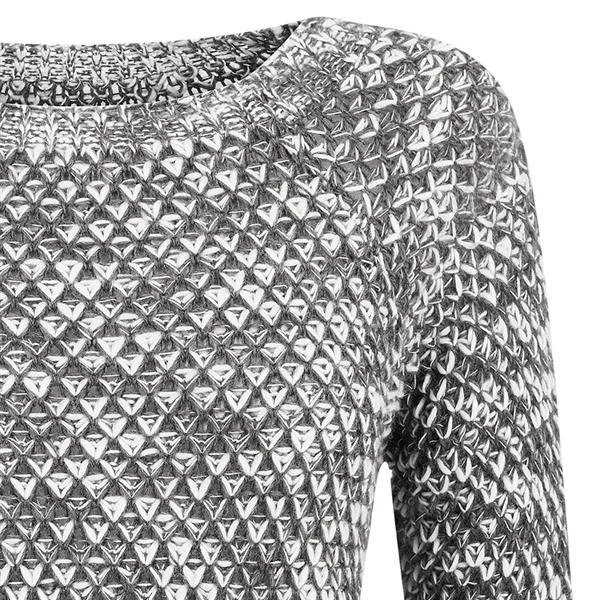 GRUBY SWETER SZARY (SW305)