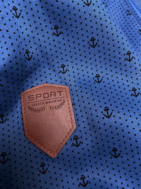 Rozpinana bluza damska ze ściągaczami niebieska (2306)