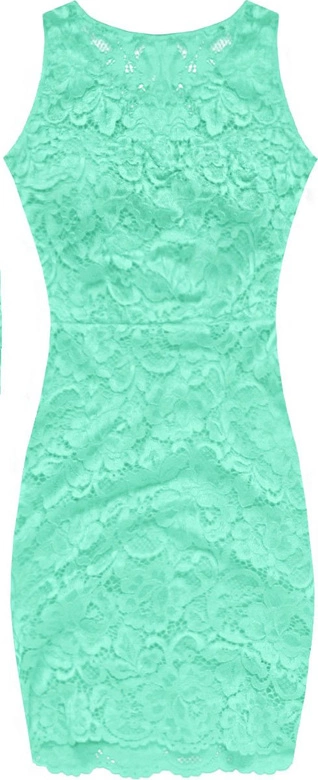 SUKIENKA Z GIPIURY MIĘTOWA (ART15)