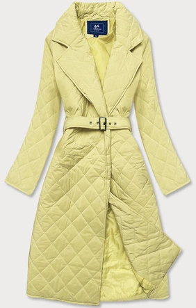 PIKOWANA KURTKA Z KOŁNIERZEM ŻÓŁTA (AG8-8010)