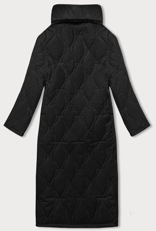 Damski płaszcz oversize czarny (5M3177-392)