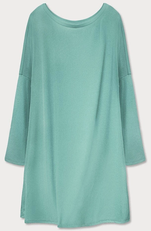 SUKIENKA Z OPUSZCZANYM RAMIENIEM SELEDYNOWA (667ART)