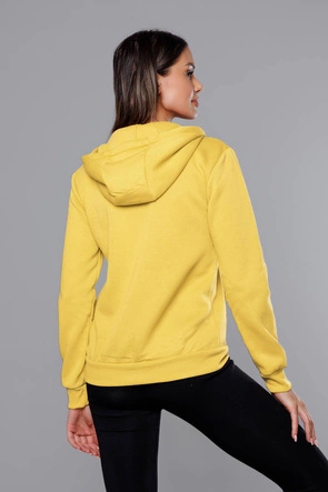 Bluza damska sportowa jasna żółta (W03-68)