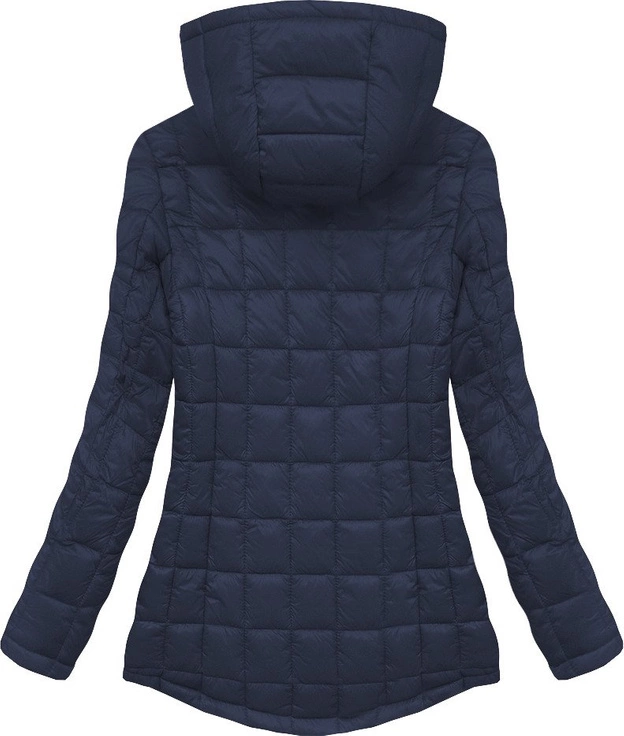 Dwustronna kurtka przejściowa zielono-granatowa (7699)