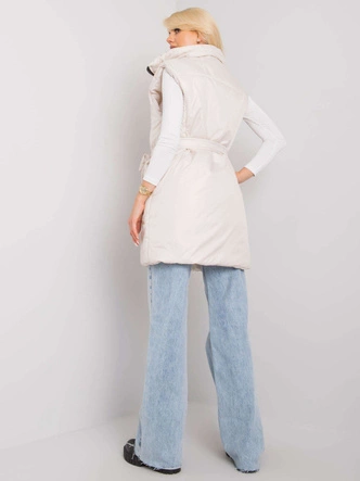 Puchowa kamizelka ze stójką Factory Price ecru (612)