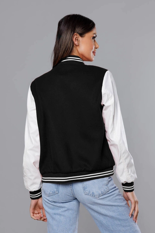 Kurtka damska bomber czarna (16M9067-392)