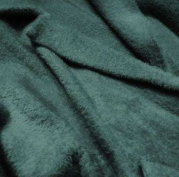 Wełniana narzutka alpaka szmaragdowa (7108)