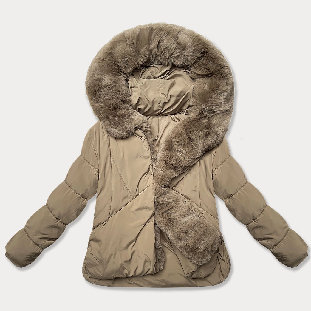 Przejściowa kurtka typu puffer J Style beżowa (16M9179-84)