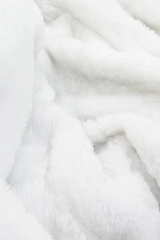 KURTKA PARKA DAMSKA ZIMOWA KHAKI-BIAŁA (613)