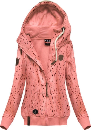 BLUZA W NIEREGULARNE KROPKI ŁOSOSIOWA (1915)