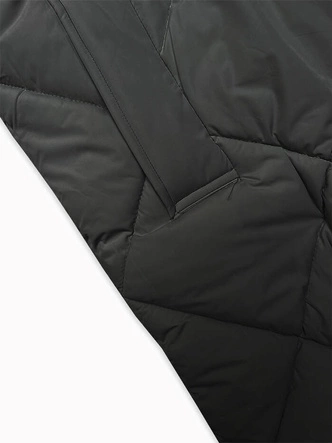 Długa kurtka zimowa z kapturem J.Style army (5M3173-136)