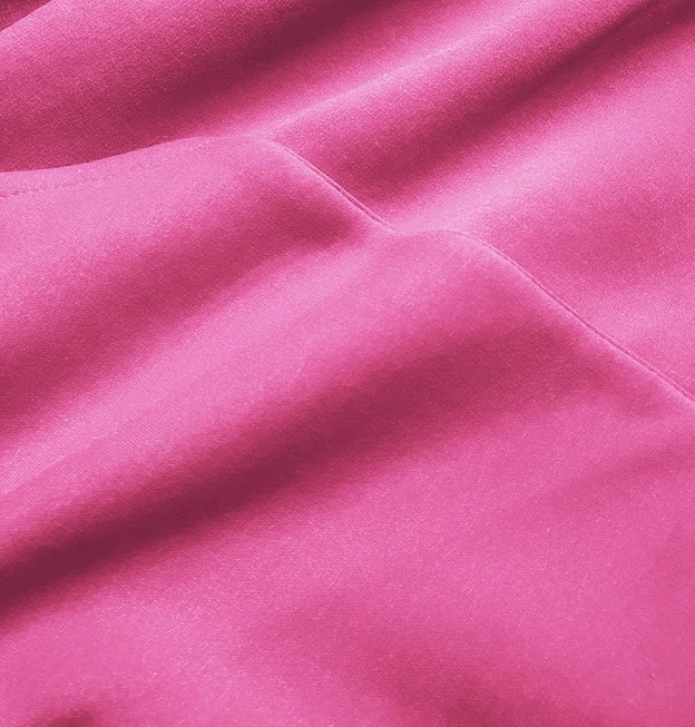 Długa bawełniana bluza damska z kapturem różowa (749art)