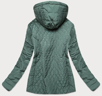 PIKOWANA DAMSKA KURTKA ZIELONA (6370)