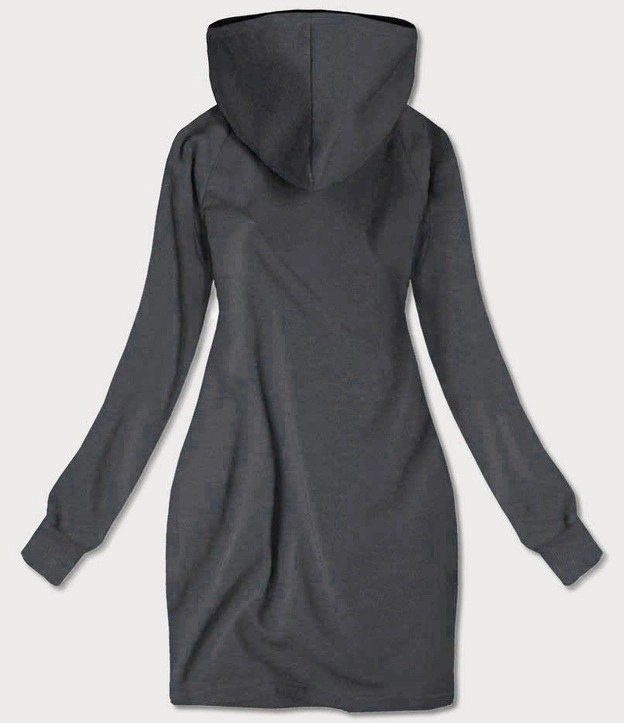Tunika dresowa z kapturem grafitowa (xamg696ax )