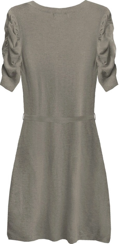 SWETERKOWA SUKIENKA KAKAOWA (X1109X)