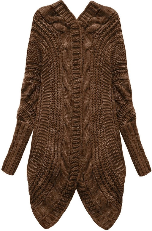 NIETOPERZOWY SWETER BRĄZOWY (125ART)