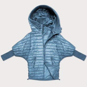 Damska kurtka nietoperz Minority niebieska (P3-6913-30)