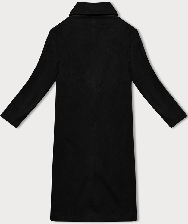 Damski płaszcz przejściowy oversize J Style czarny (11Z8161)