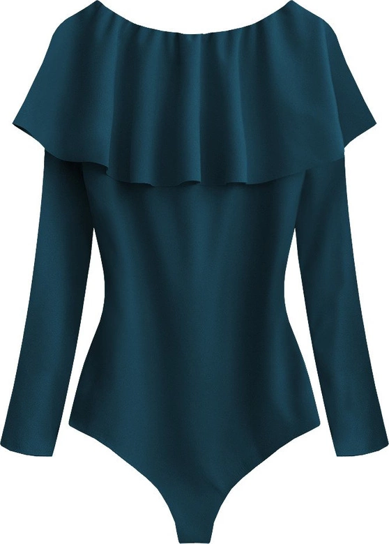 BODY Z DŁUGIM RĘKAWEM MORSKIE (539ART)