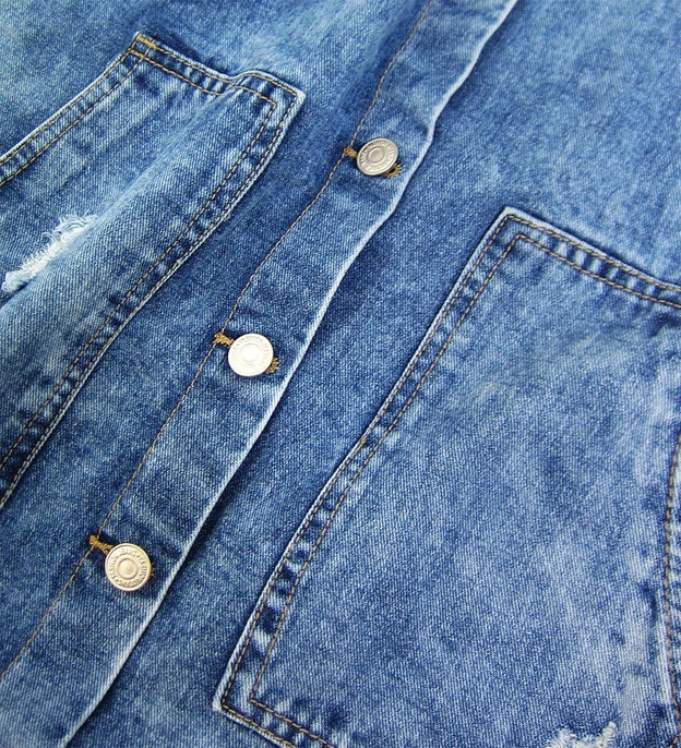 JEANSOWA SUKIENKA OGRODNICZKA NIEBIESKA (6050)