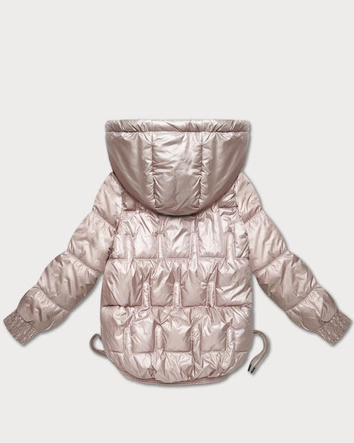 Przejściowa kurtka ze ściąganymi bokami S'West perłowy różowy (B8292-51)