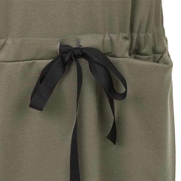 SUKIENKA Z TROKIEM W PASIE KHAKI (S32)