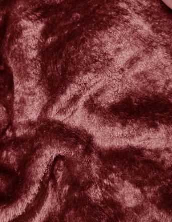 Długa kurtka zimowa damska czerwona (V725)