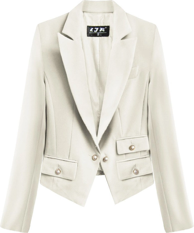 MARYNARKA Z GUZIKAMI ECRU (8193)