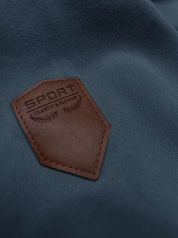 Damska bluza z kapturem szaroniebieska (2301)