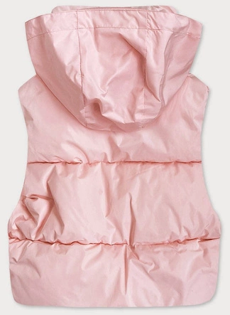 KRÓTKI BEZRĘKAWNIK DAMSKI RÓŻOWY (3360)