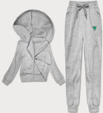 Komplet sportowy damski szary (YP-1137)