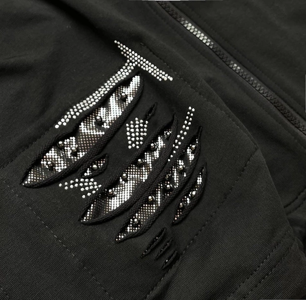 NARZUTKA DRESOWA DAMSKA CZARNA (58087)