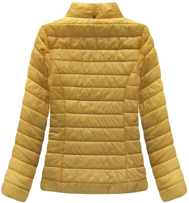 KRÓTKA PIKOWANA KURTKA ŻÓŁTA (262ART)