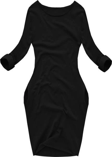 SUKIENKA BOMBKA CZARNA (1215-10)