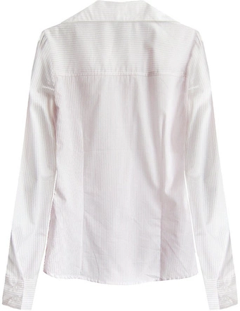 KLASYCZNA KOSZULA BIAŁO-CZERWONA (X1135X)