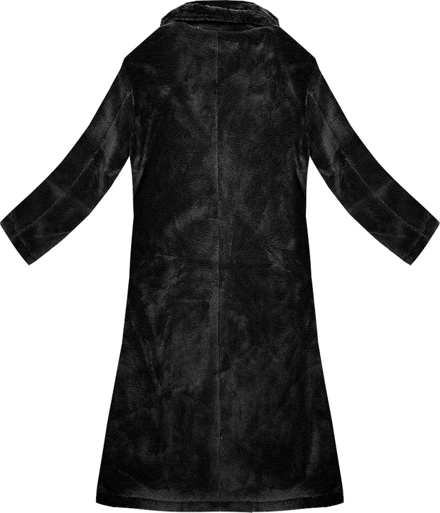 Płaszcz damski typu baranek J Style czarny (11Z8157)